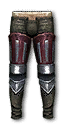 Lyrian hardened leather trousers