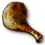 Roasted chicken leg