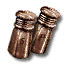 Copper salt and pepper shakers
