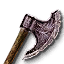 Dull meteorite axe