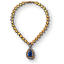 Gold diamond necklace