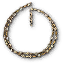 Gold pearl necklace