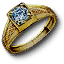 Gold diamond ring