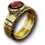 Gold ruby ring