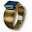 Gold sapphire ring