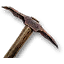 Blunt pickaxe