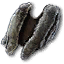 Worn leather pelt
