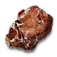 Unrefined copper ore