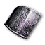 Meteorite silver plate