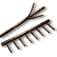 Broken rake