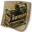 Drawing of a crib