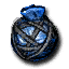 Blue paint ball