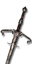 Toussaint Ducal Guard Officer's steel sword