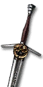 Forgotten Wolven steel sword