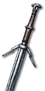 Witcher's silver sword