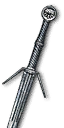 Ursine silver sword