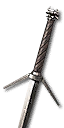 Feline silver sword